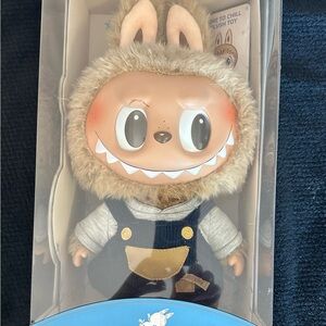 Time To Chill Plush Toy Adorable Plush Doll with Brown and Cream Outfit